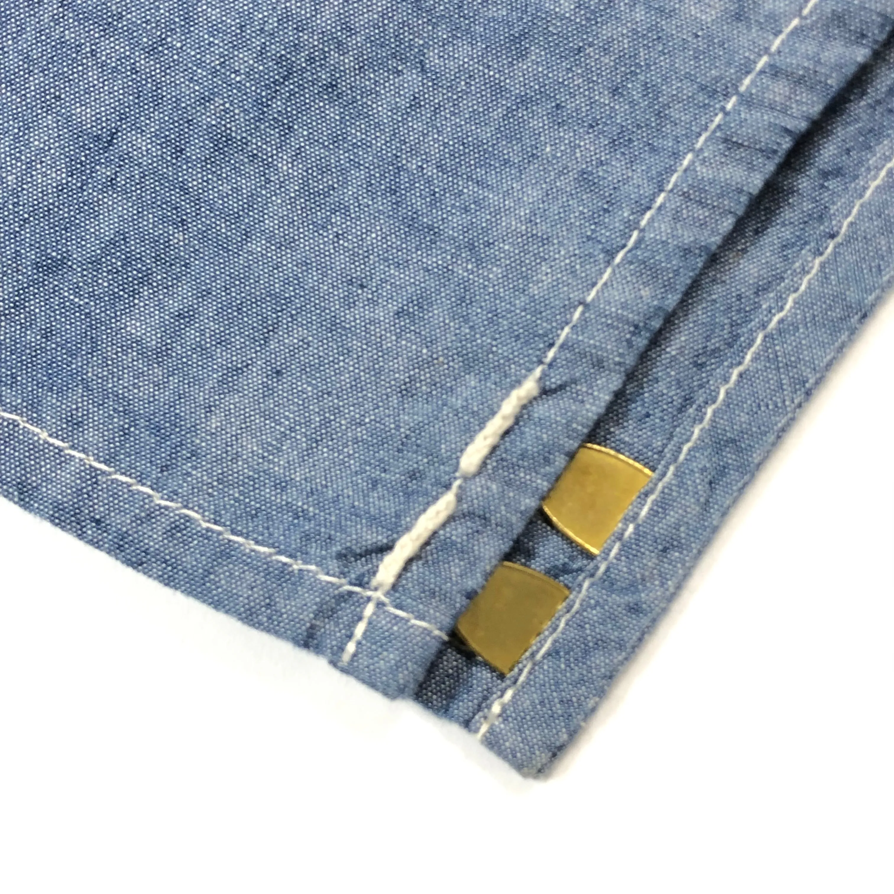 [L] DS! Visvim Noragi Chambray Shirt Blue