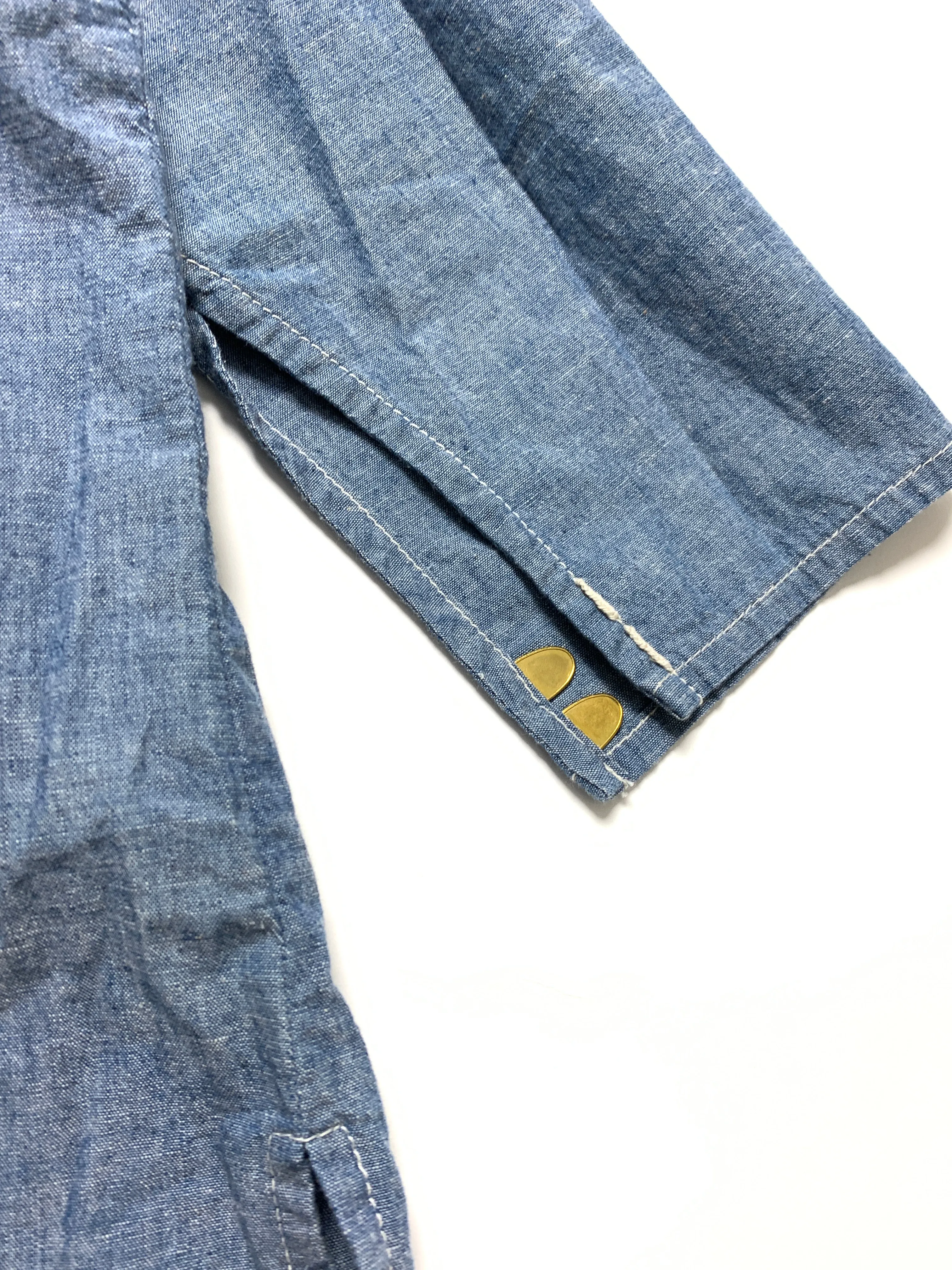 [L] VISVIM 17AW Noragi Chambray Shirt Blue