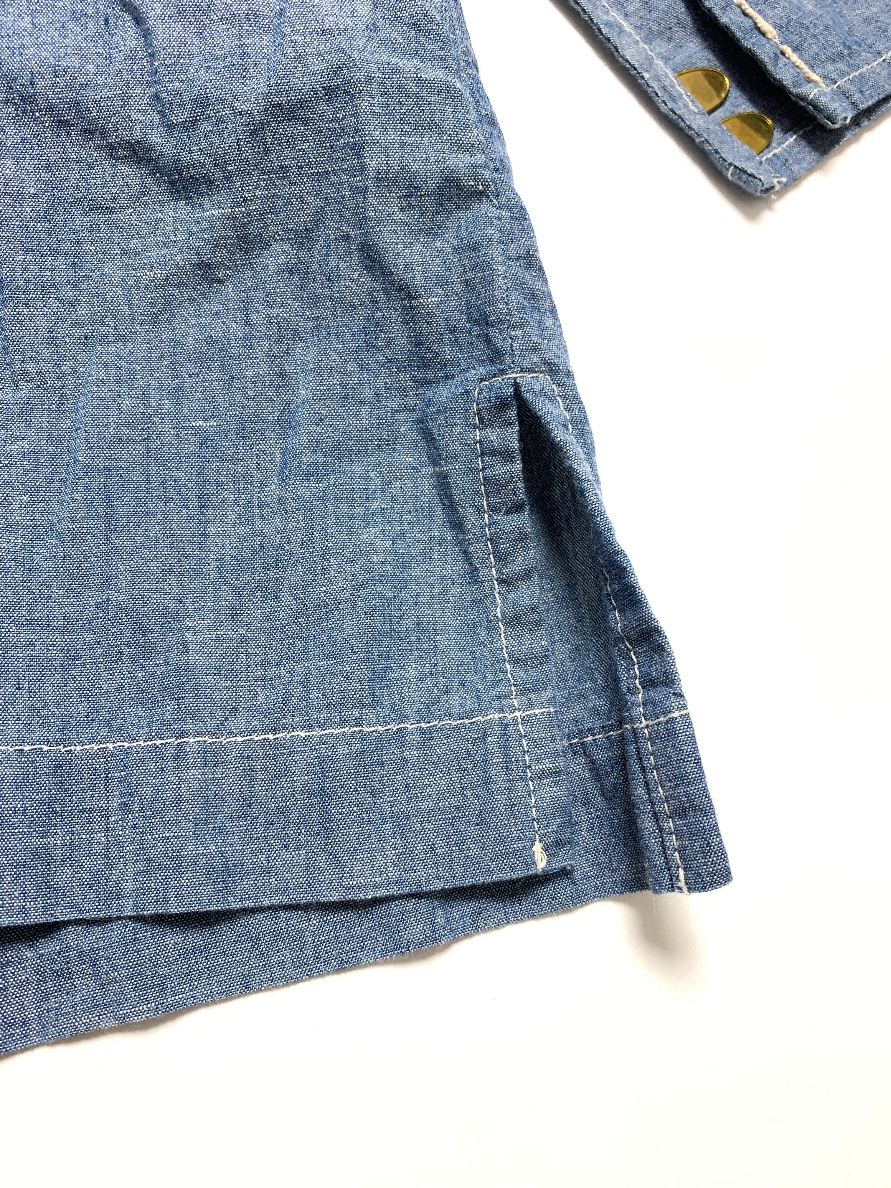 [L] VISVIM 17AW Noragi Chambray Shirt Blue