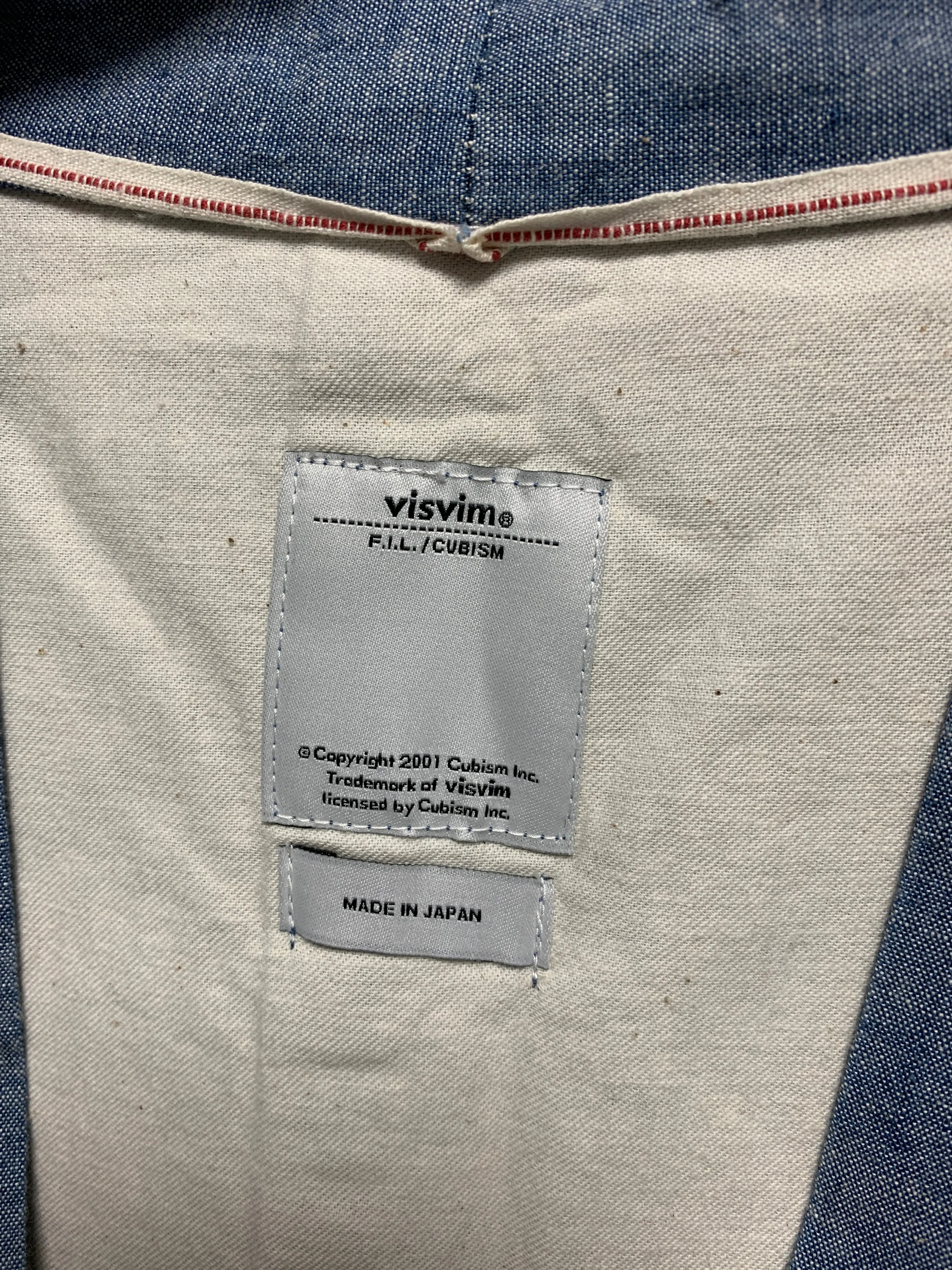 [L] VISVIM 17AW Noragi Chambray Shirt Blue