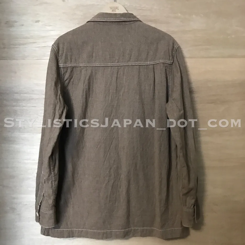 [L] WTaps Union Chambray L/S Shirt Brown