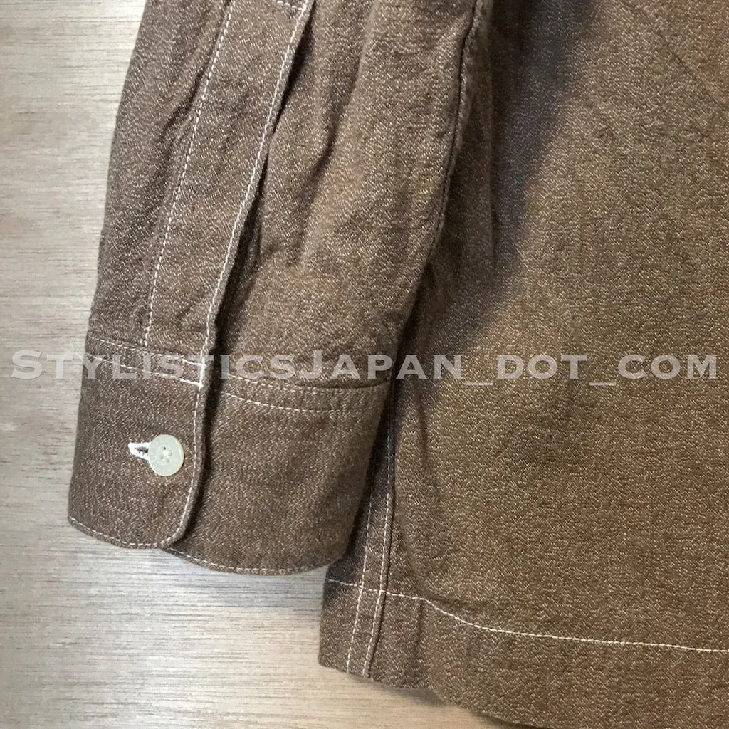 [L] WTaps Union Chambray L/S Shirt Brown