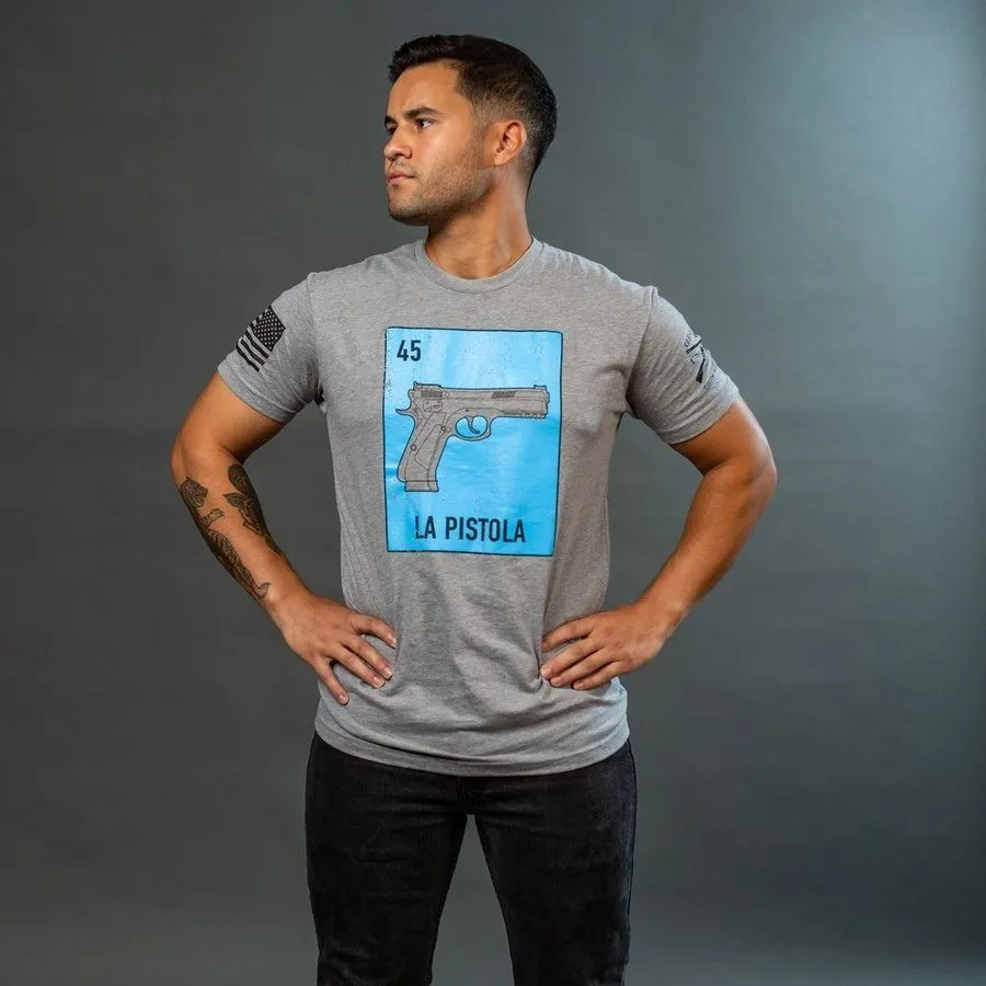 La Pistola T-Shirt - Dark Heather Gray