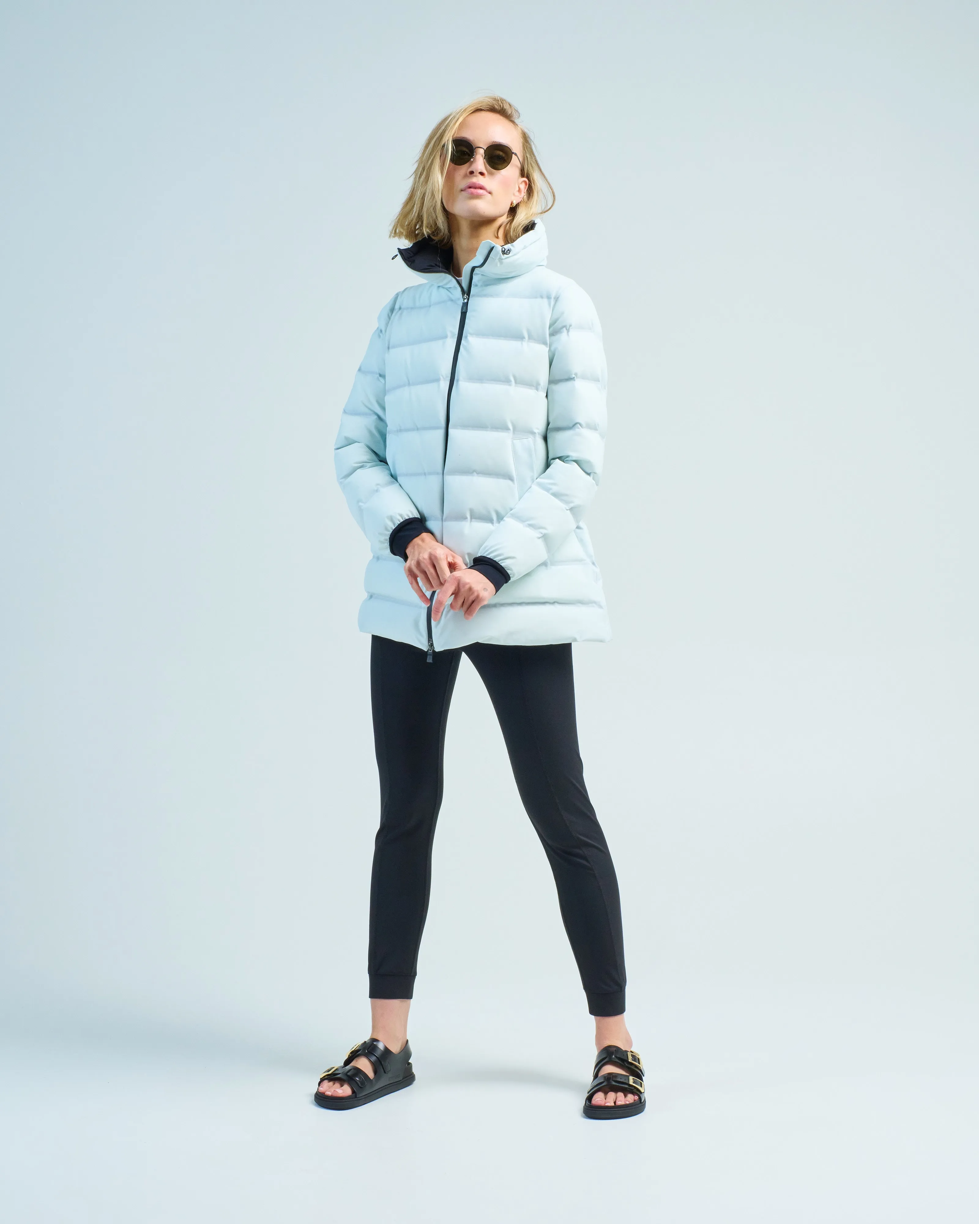 laminar new impact waterproof quilted a-shape jacket