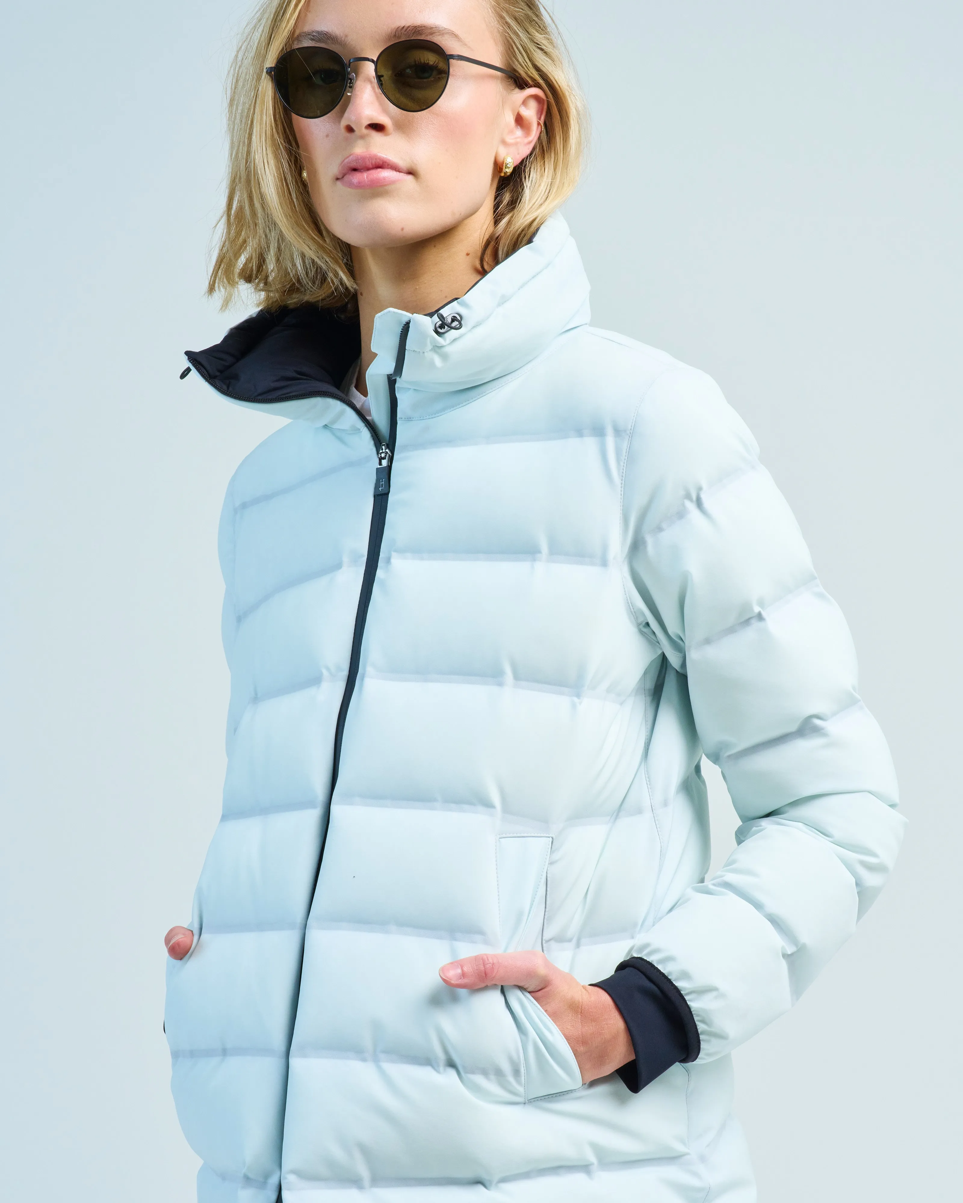 laminar new impact waterproof quilted a-shape jacket