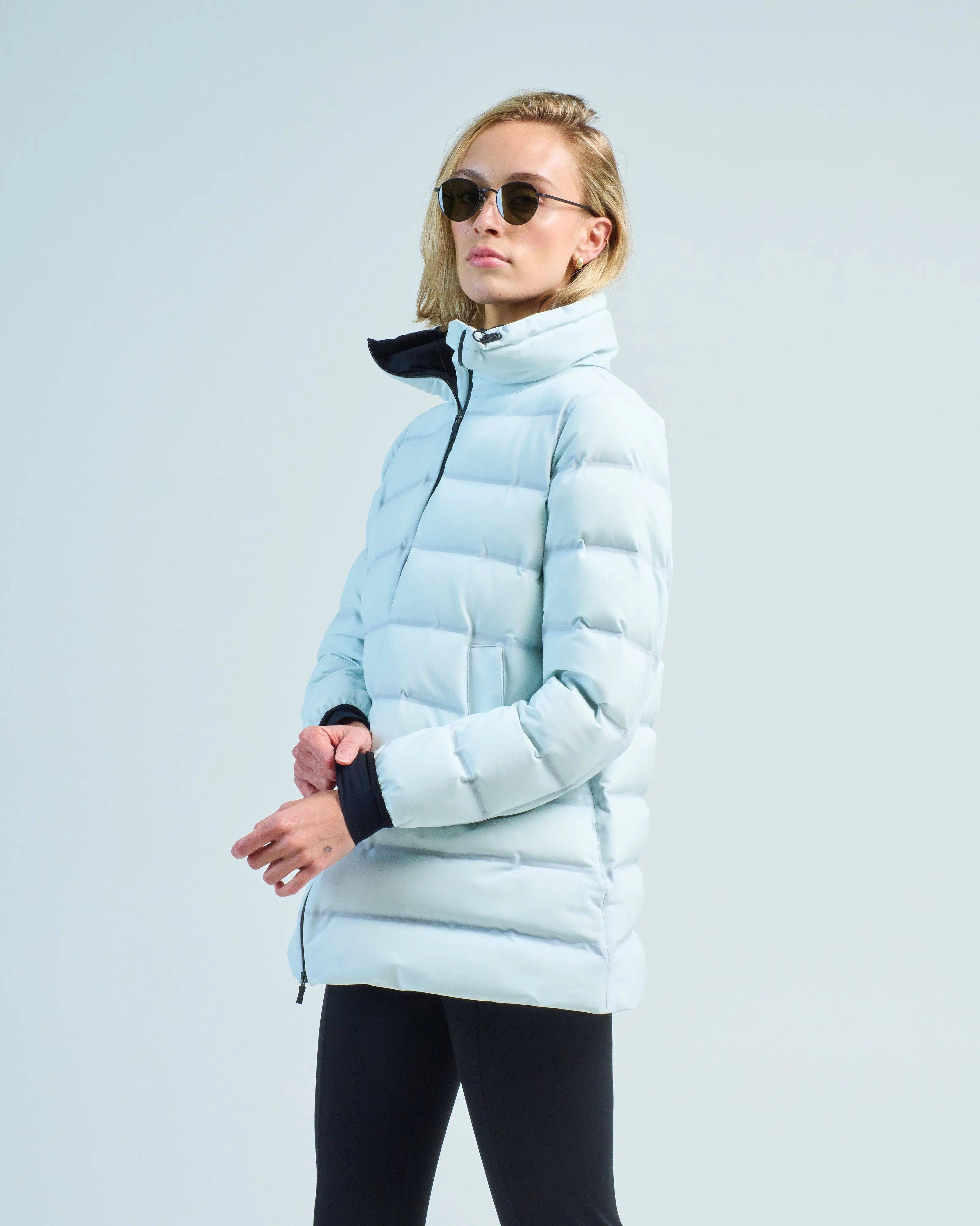 laminar new impact waterproof quilted a-shape jacket