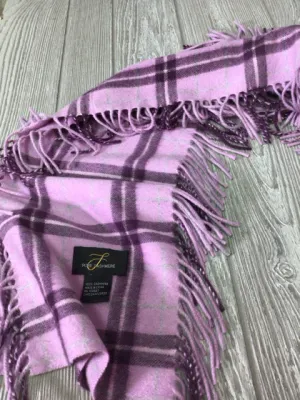 Lavender Cashmere Fringe Scarf