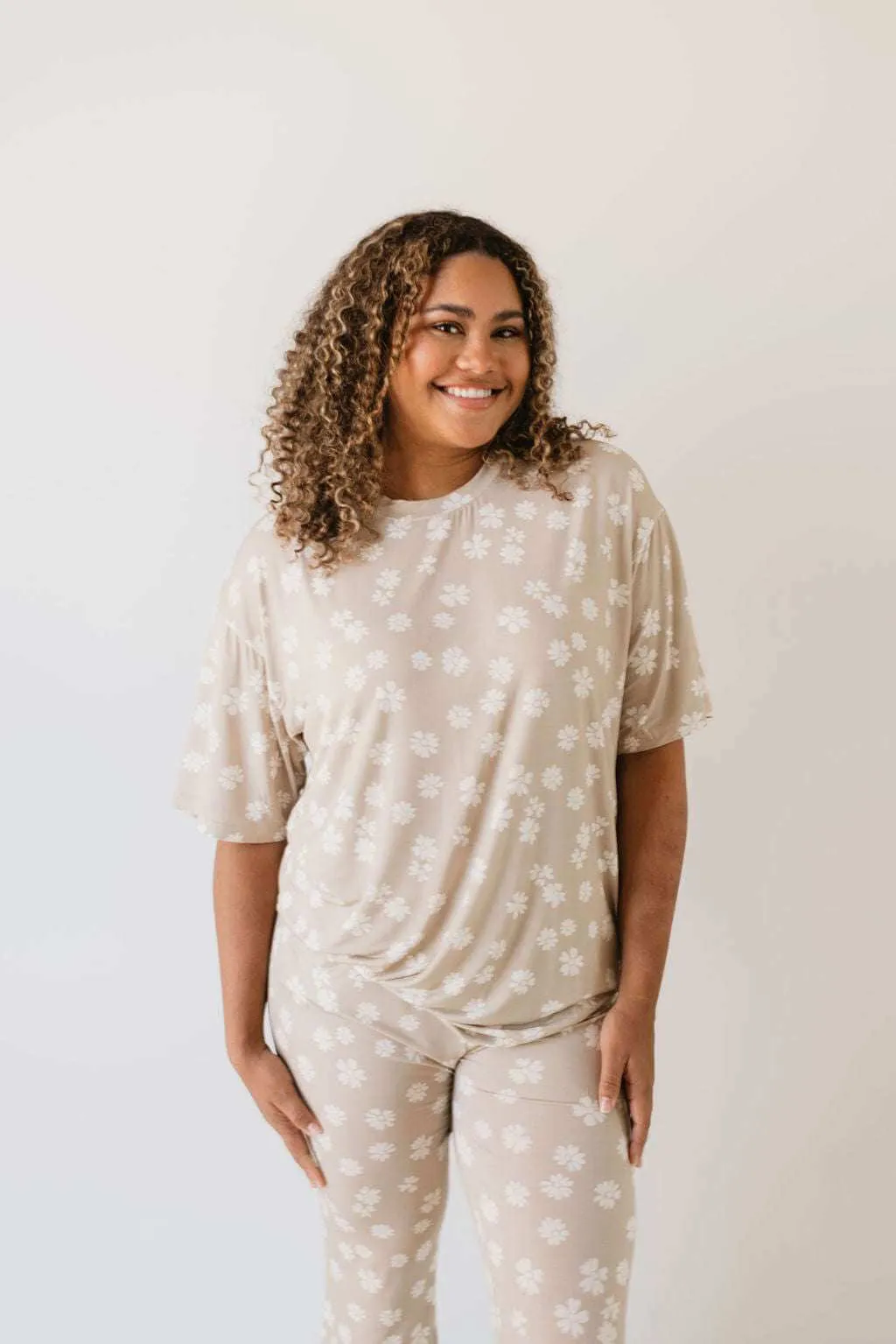 Lazy Daisy | Short Sleeve Women's Bamboo Pajamas