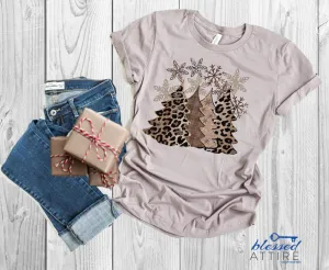 Leopard Print Christmas Trees