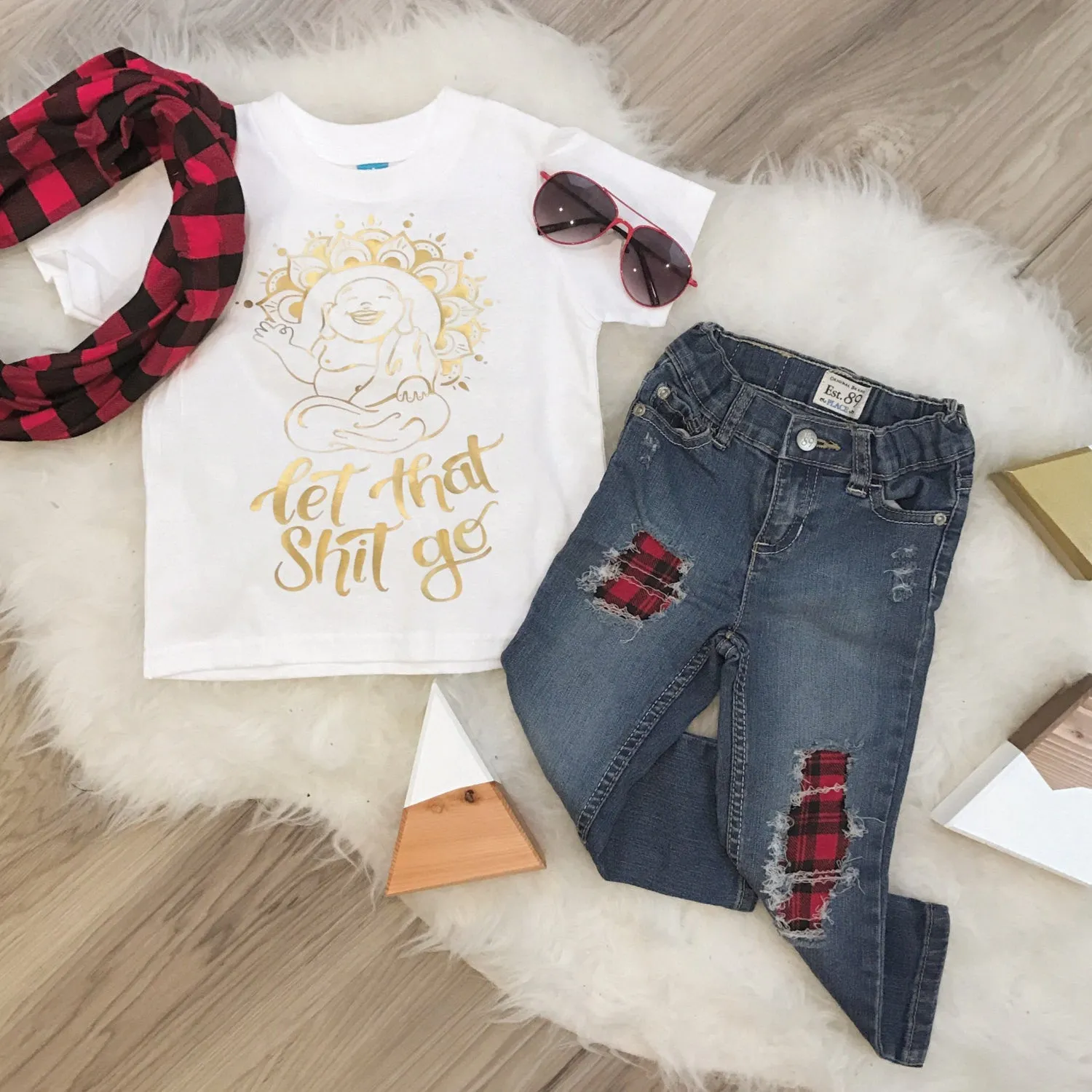 LET THAT SH*T GO Buddha Tee