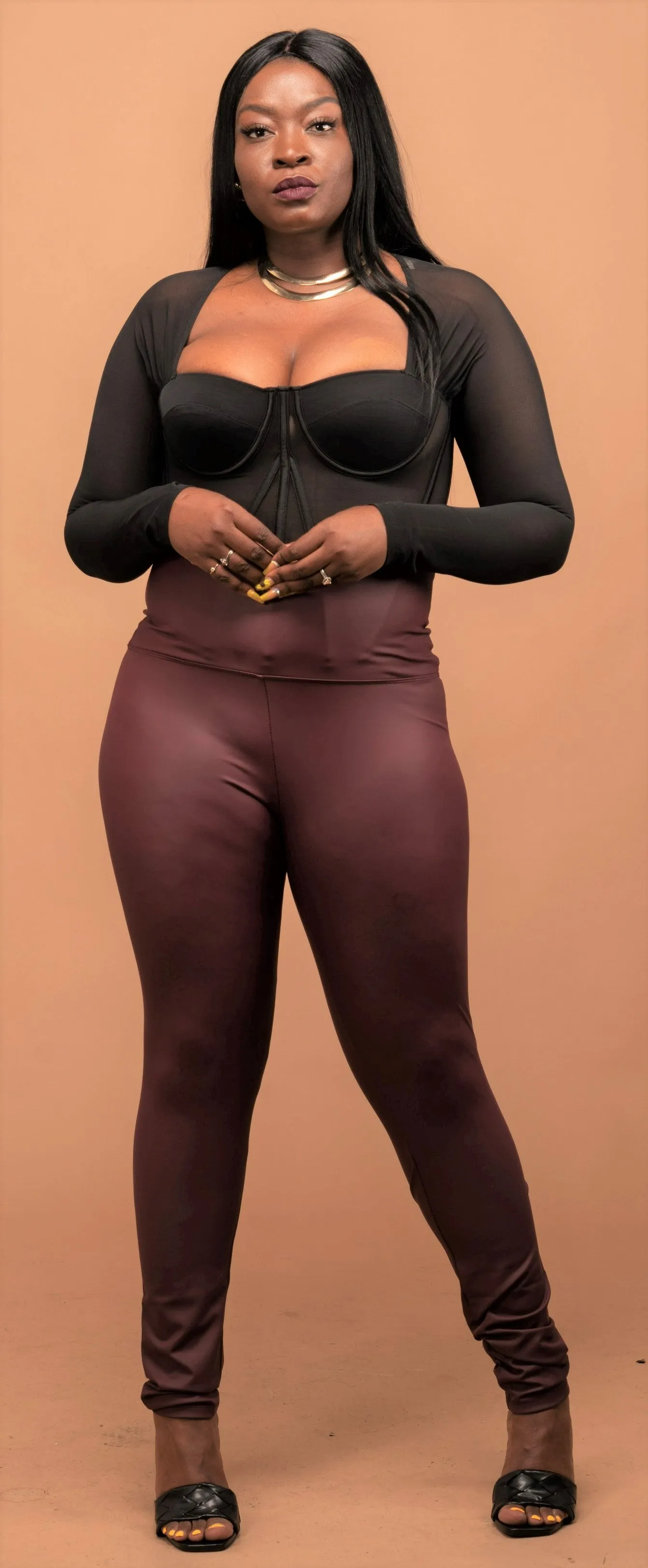 Lie to Me Leather Pants (Wine Red)
