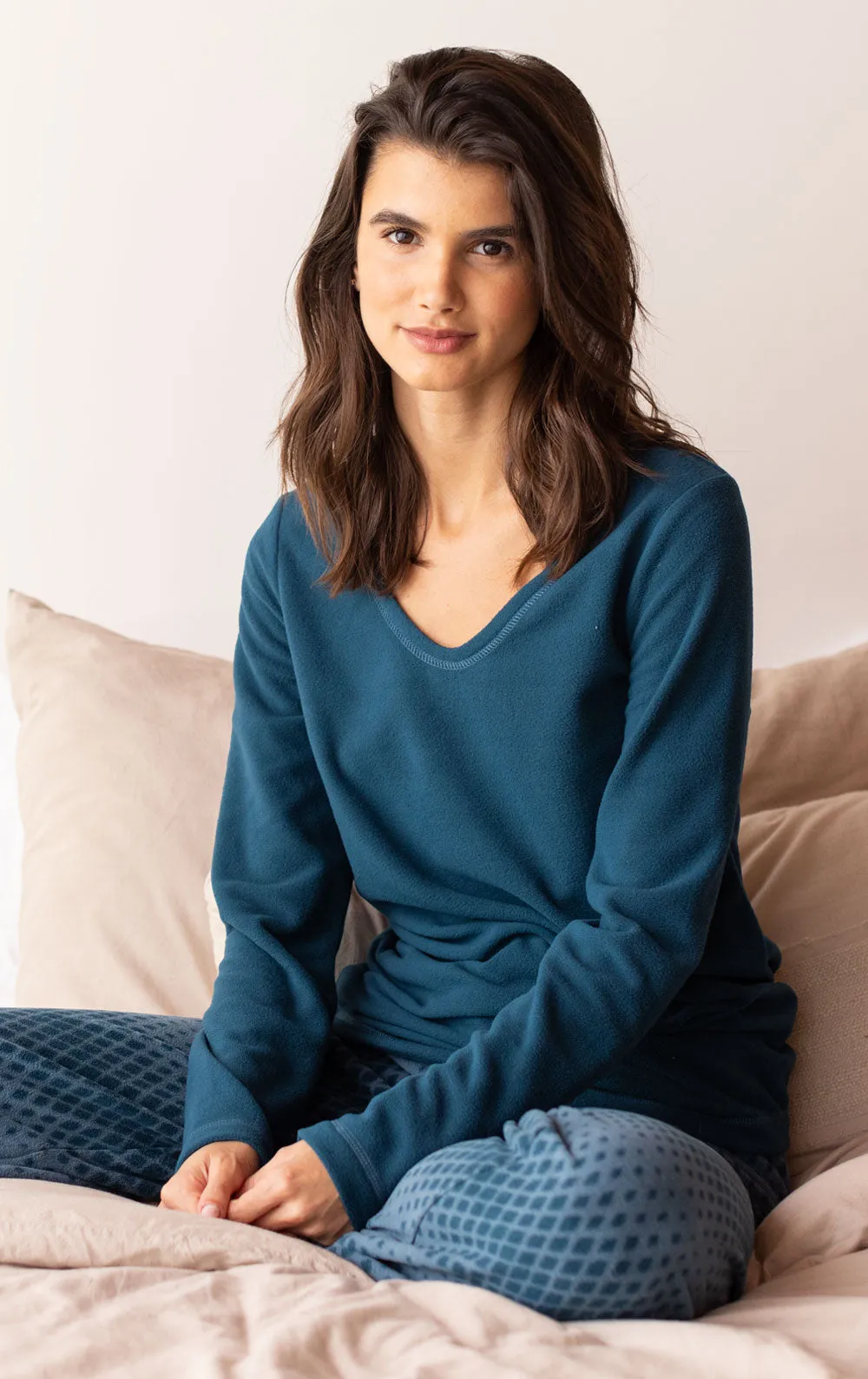 Lightweight Fleece Pullover Pajamas