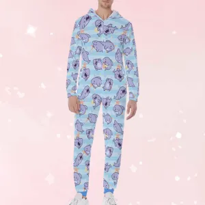 Lil Finny Unisex Hooded Pajamas
