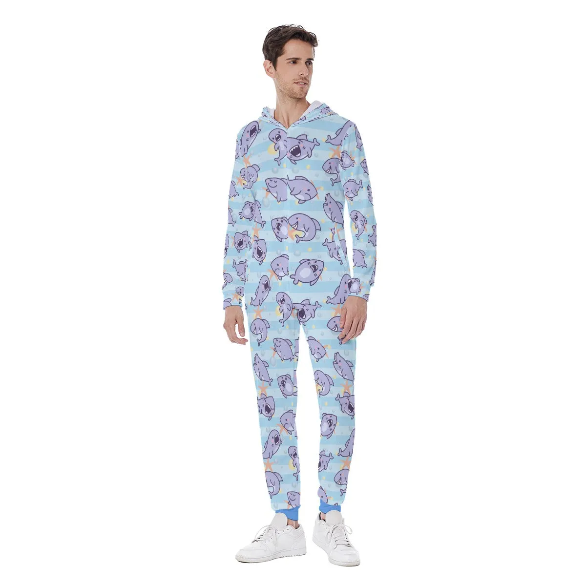 Lil Finny Unisex Hooded Pajamas