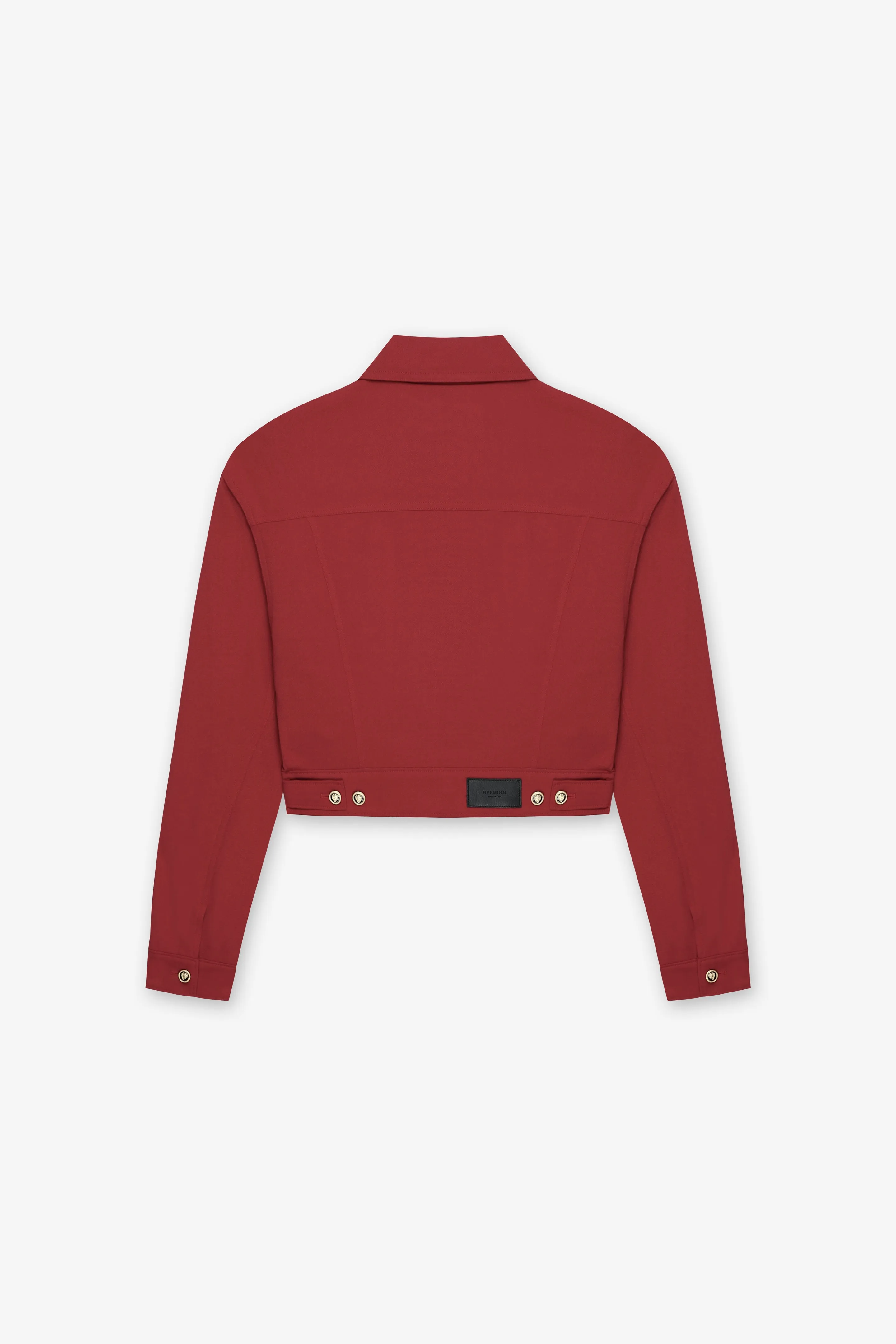 LIZZIE WOOL CREPE TRUCKER JACKET