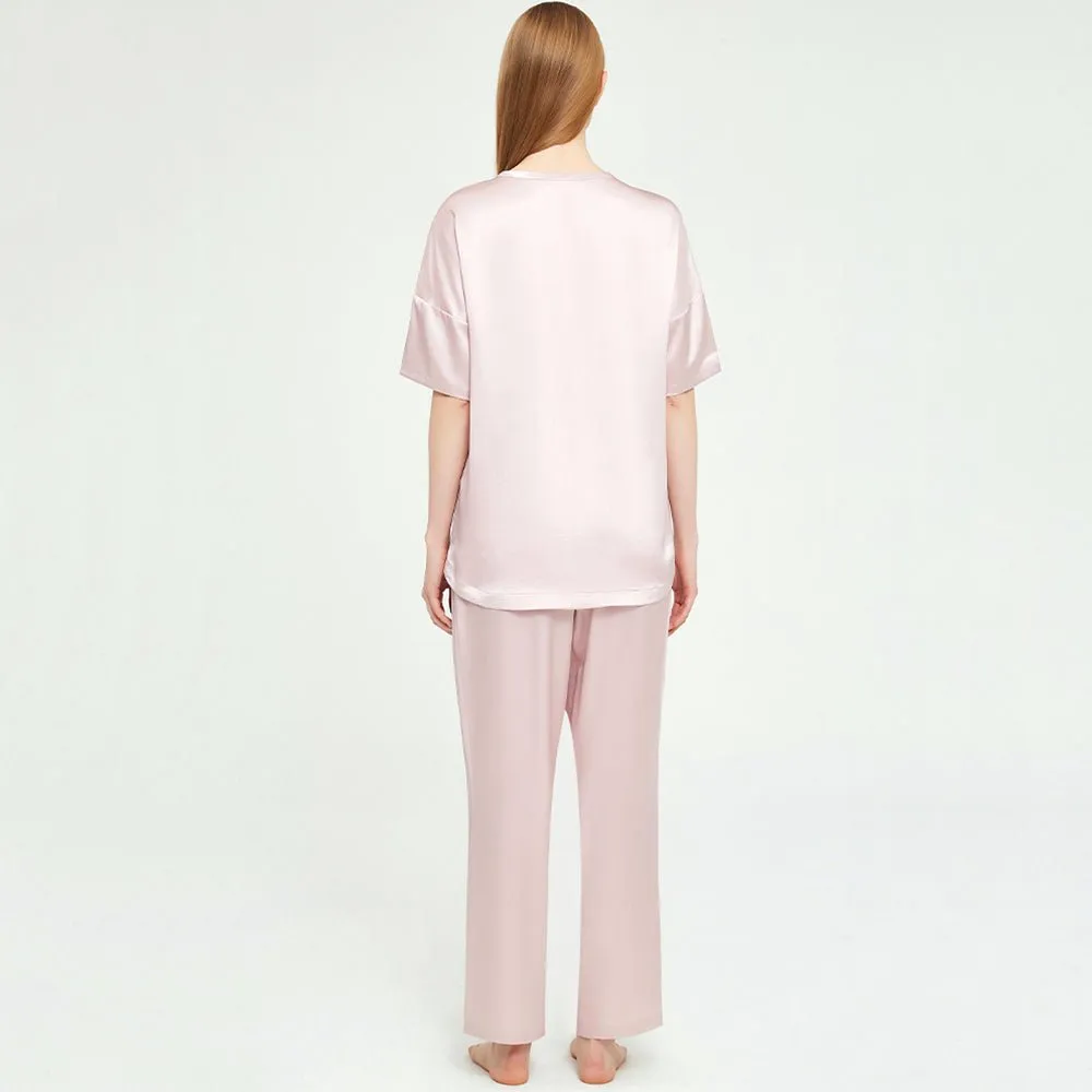 Loose silk pajamas set  100% Mulberry soft comfy Silk sleepwear