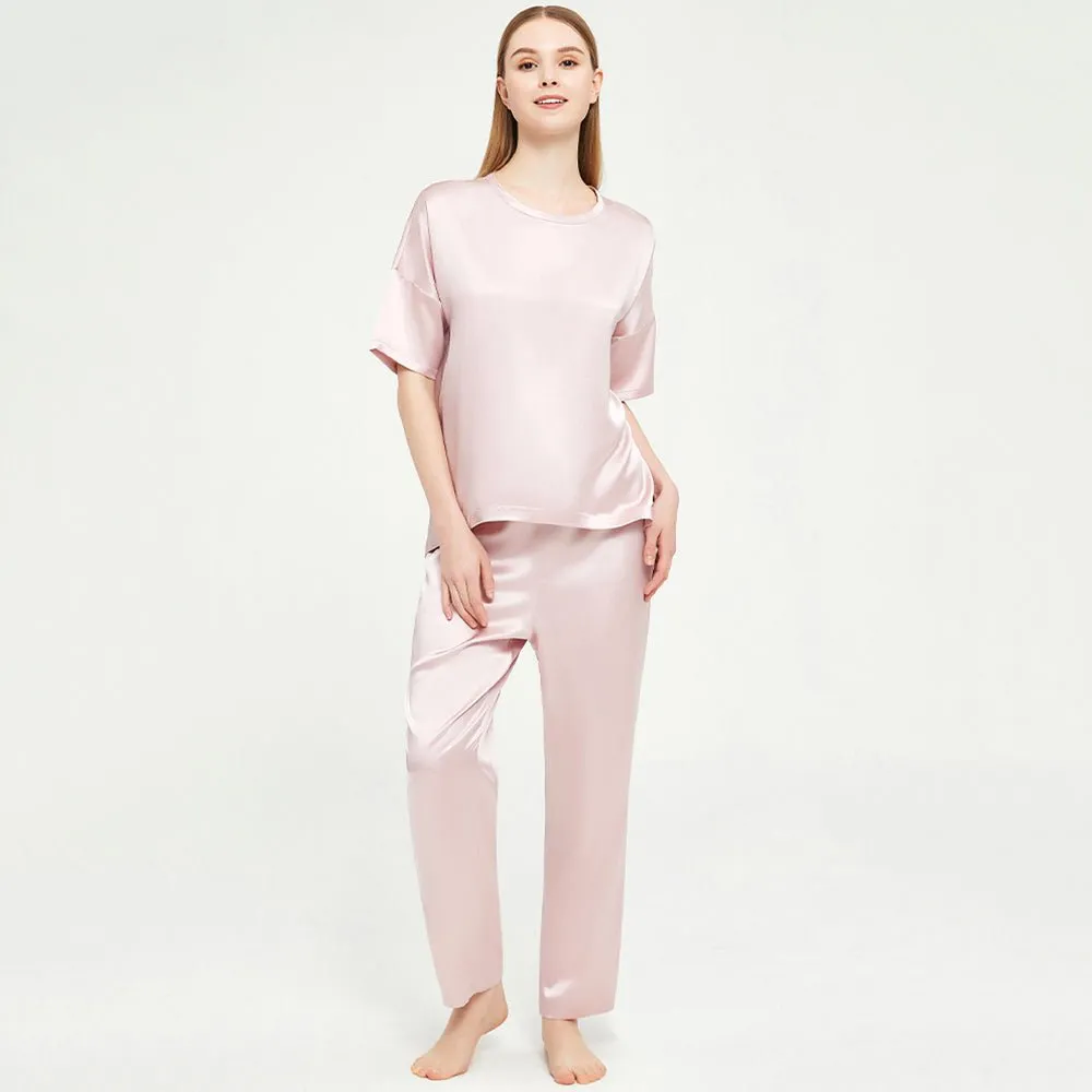 Loose silk pajamas set  100% Mulberry soft comfy Silk sleepwear