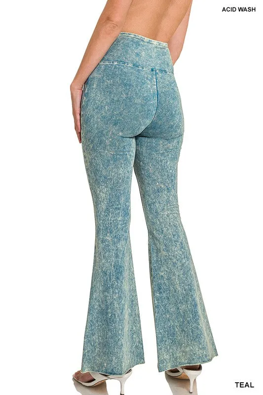 Love Me Yoga Flare Leggings- Multi