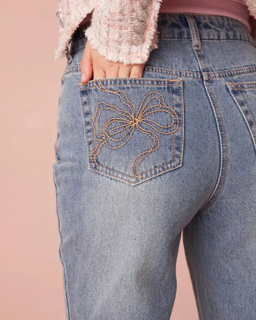 LoveShackFancy| Kala Flare Jeans | Montauk Blue