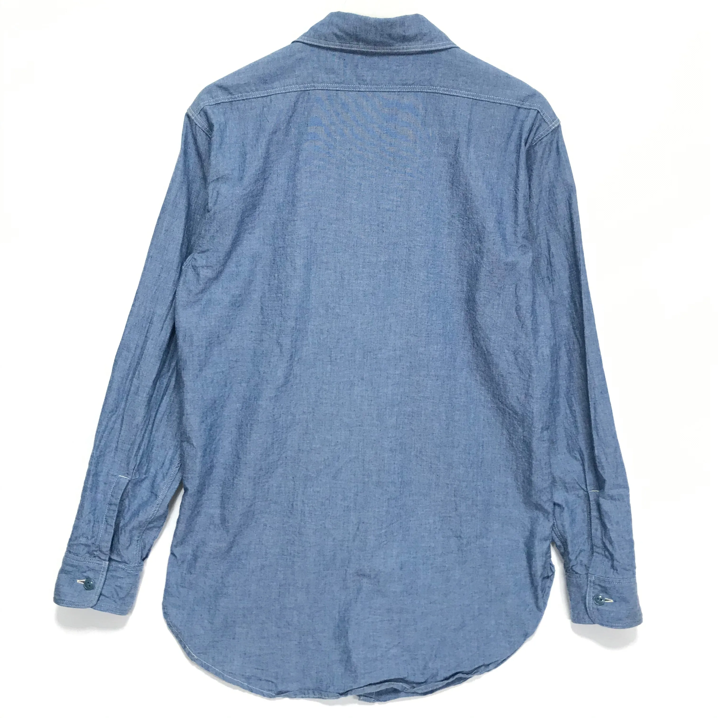 [M] Kapital Chambray Cotton BD L/S Shirt Indigo