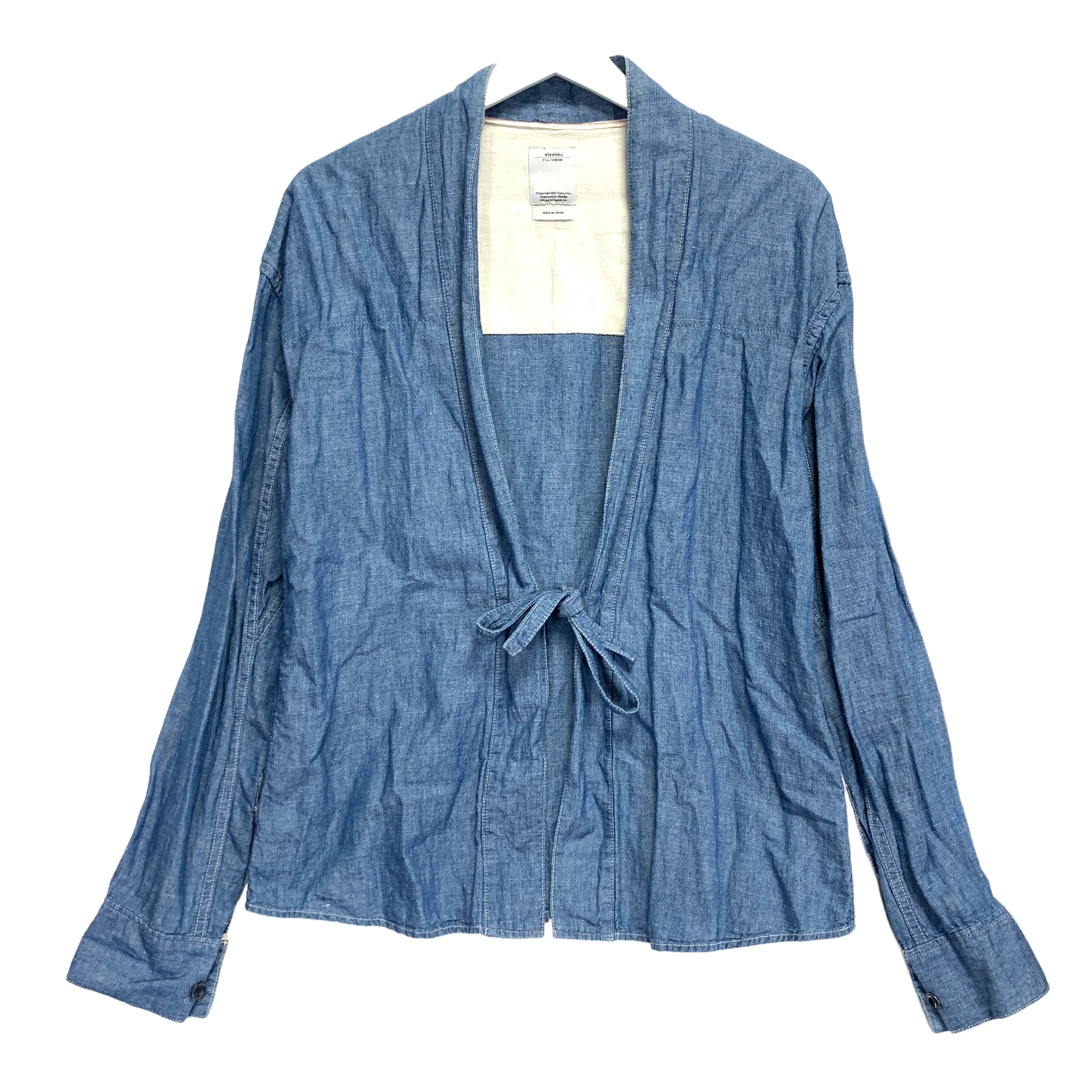 [M] Visvim 13AW Lhamo Shirt Cotton Linen Chambray
