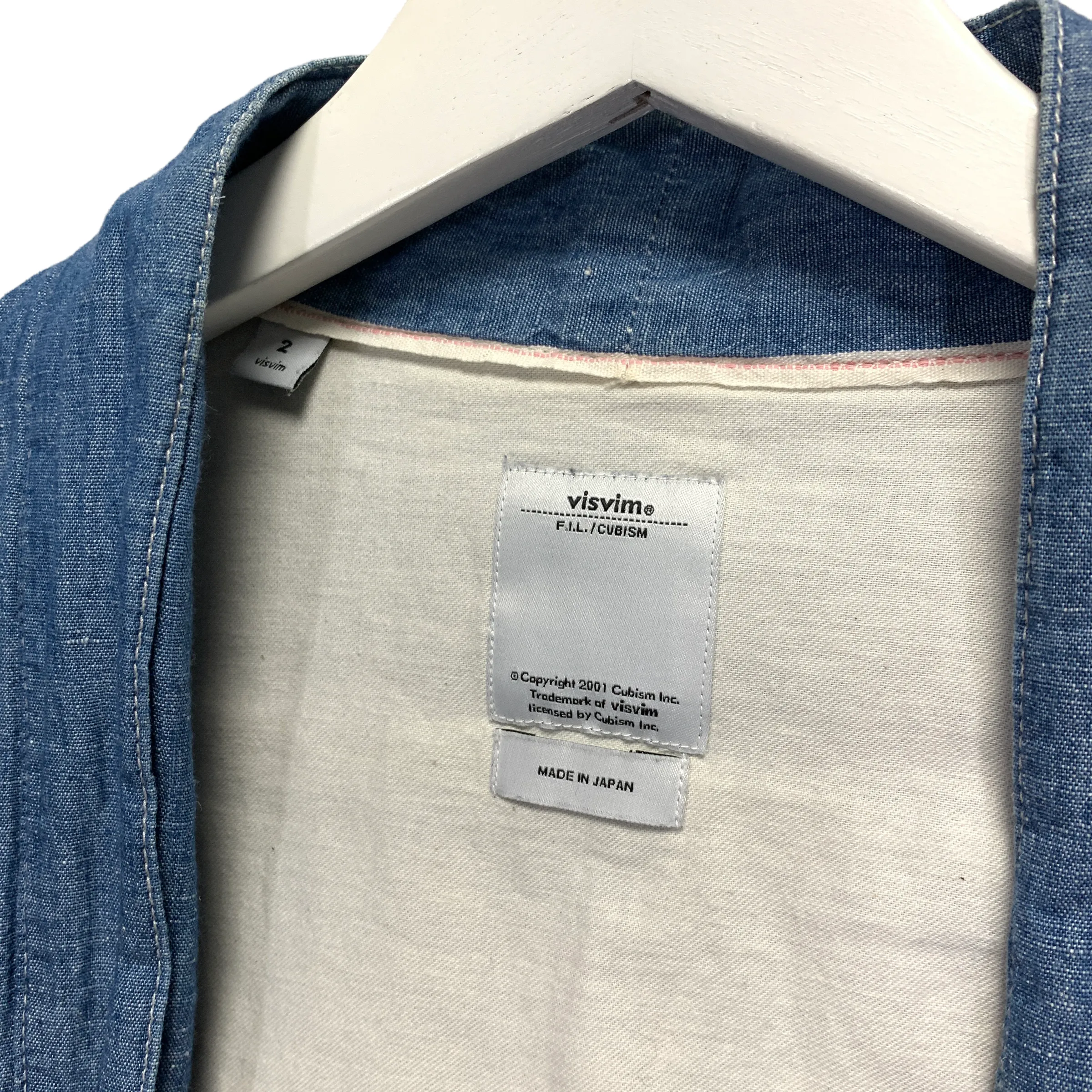 [M] Visvim 13AW Lhamo Shirt Cotton Linen Chambray
