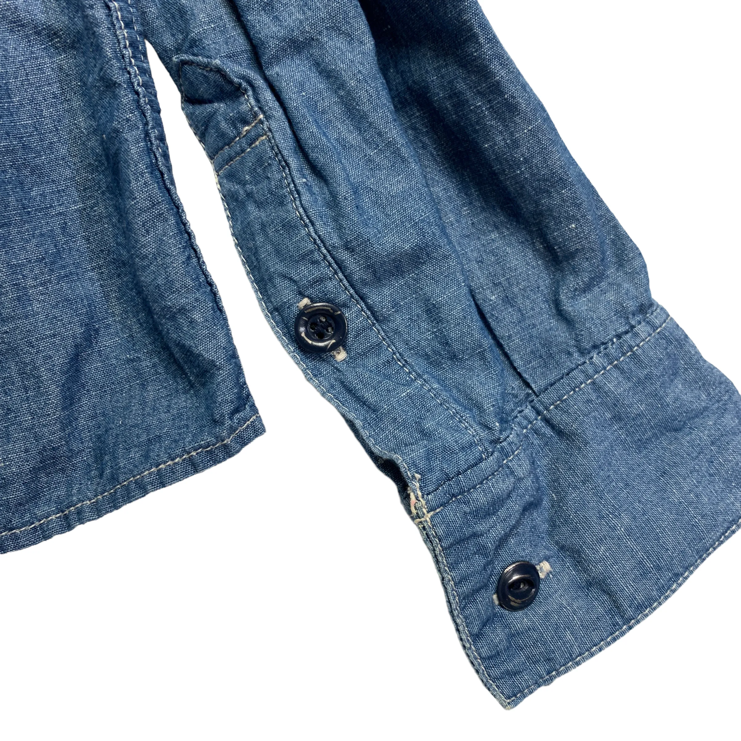 [M] Visvim 13AW Lhamo Shirt Cotton Linen Chambray