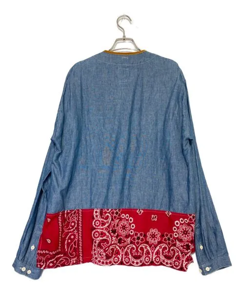 [M] Visvim 19AW SS Border Tunic P.O. Indigo Bandana