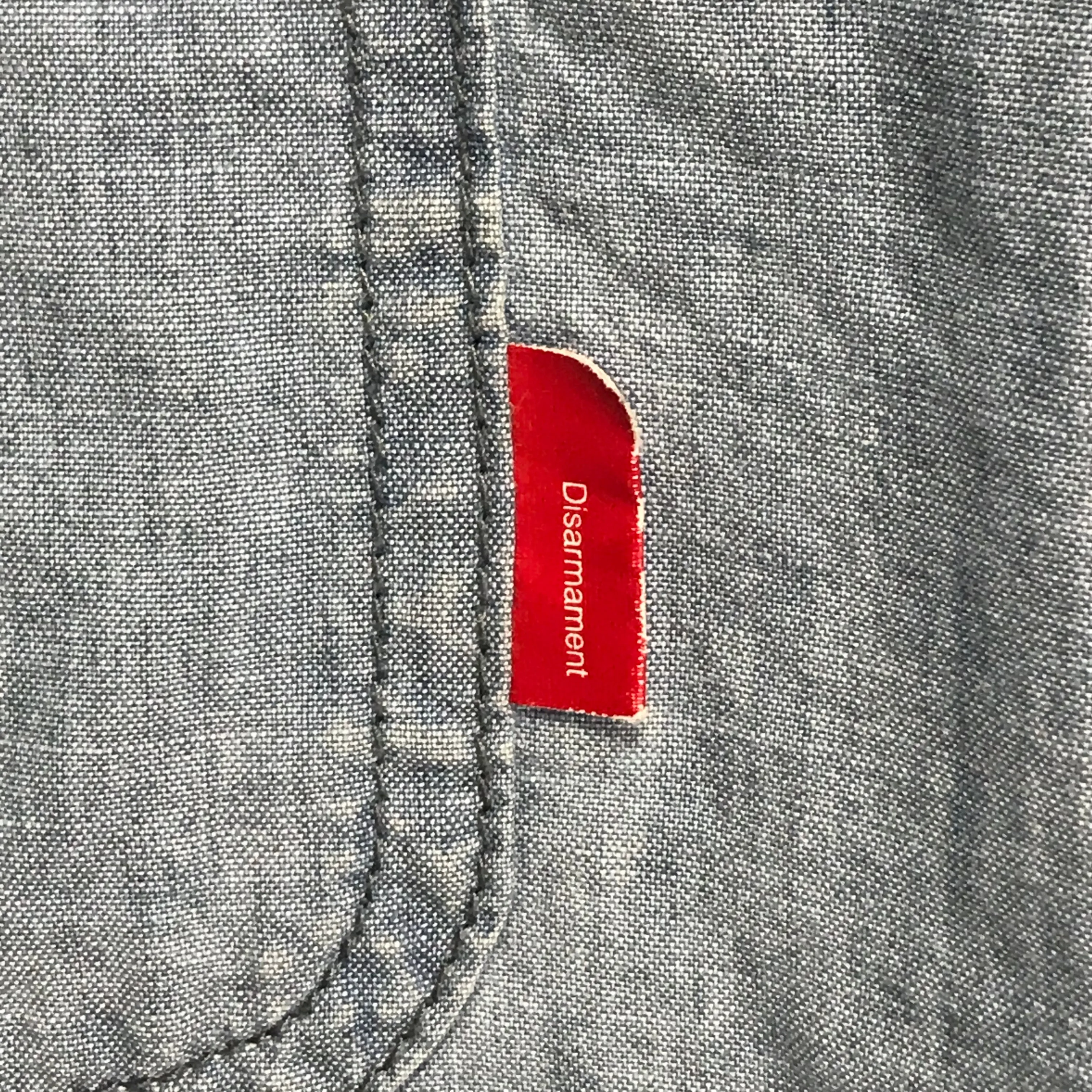 [M] WTAPS 04SS Jody Foster's Army Cell L/S Chambray Shirt Blue
