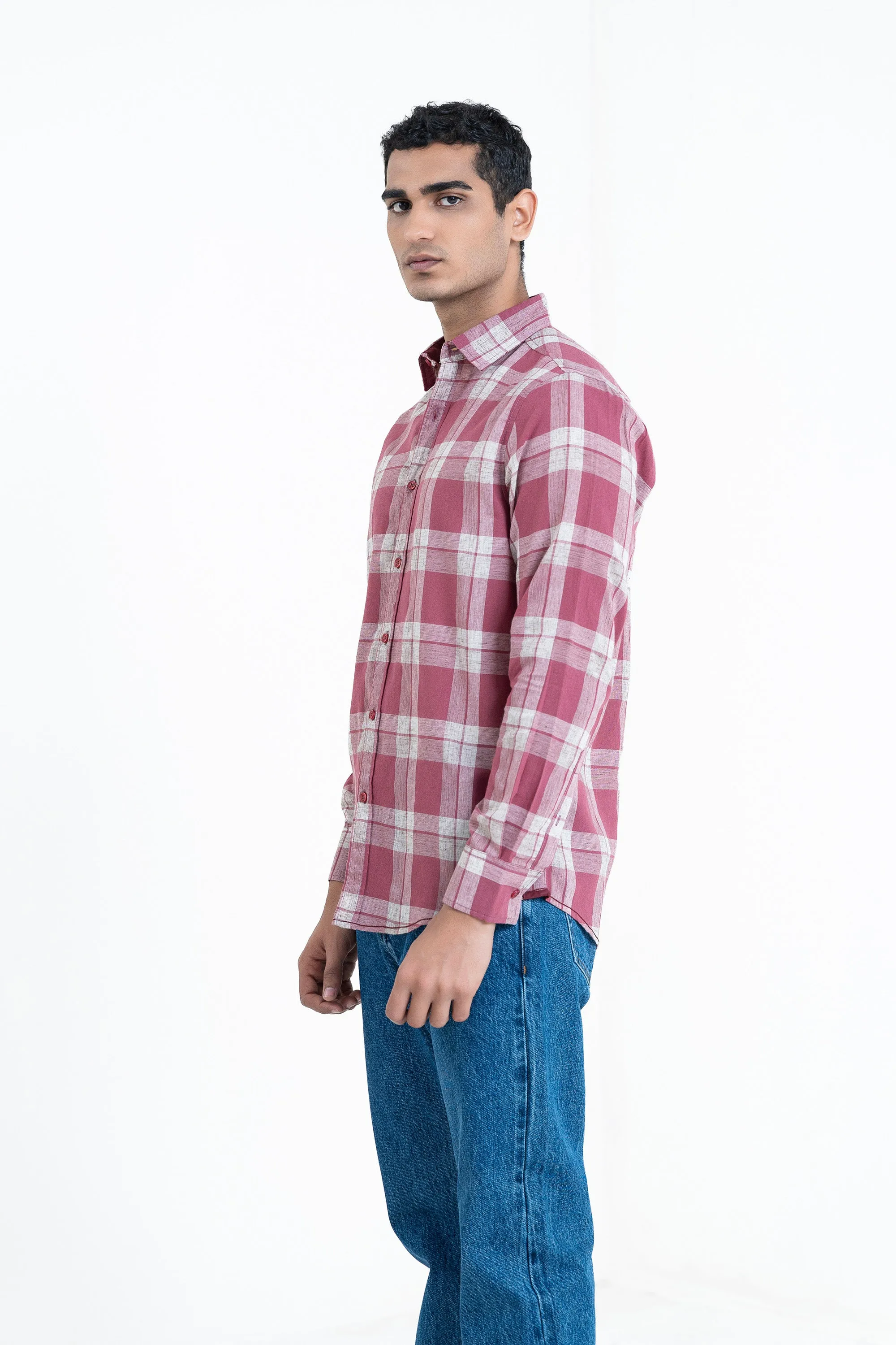 Maroon Casual Shirt