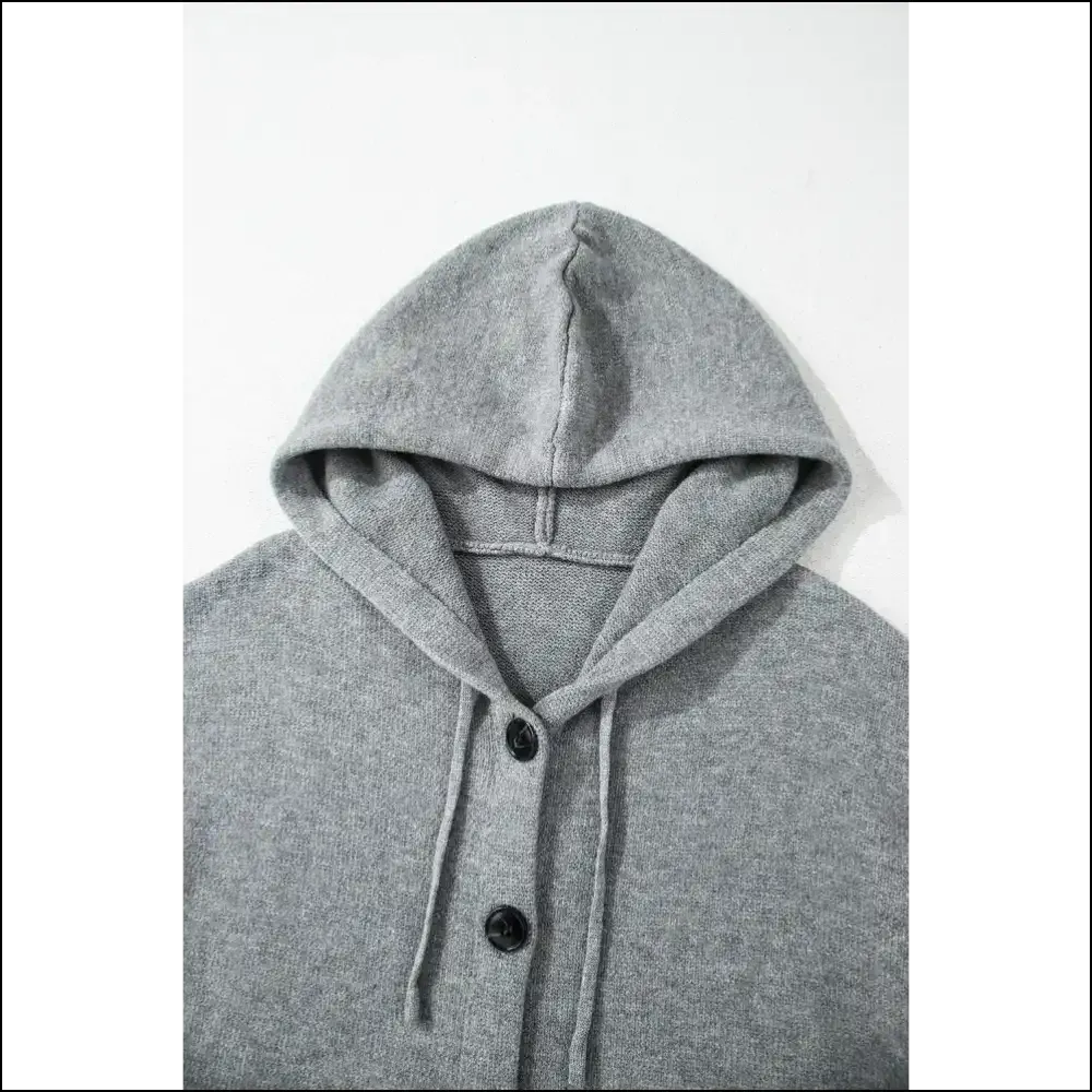 Medium Grey Hooded Cardigan: Finally, a Sweater that Gets  me 🤪 Needful Things