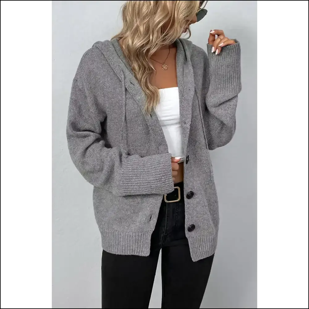 Medium Grey Hooded Cardigan: Finally, a Sweater that Gets  me 🤪 Needful Things