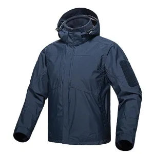 Men Windbreaker Waterproof Hoodie Clothes Outdoor Tactical Military Jacket