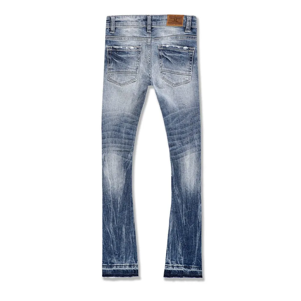 Men's Attitude Stacked Denim, Medium Blue