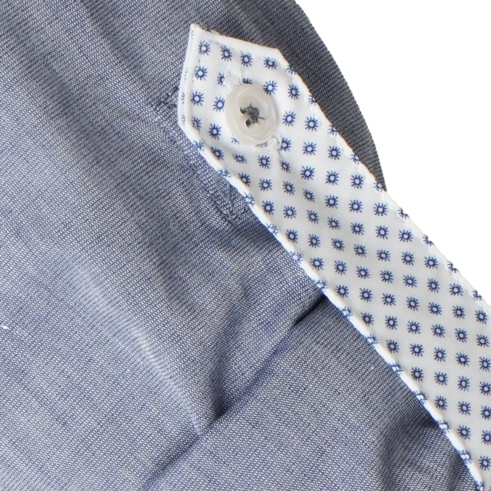 Men's Chambray Roll Up Sleeve Shirt