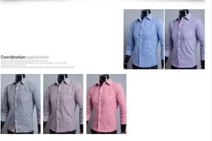 Men's Checkered Dress Shirt