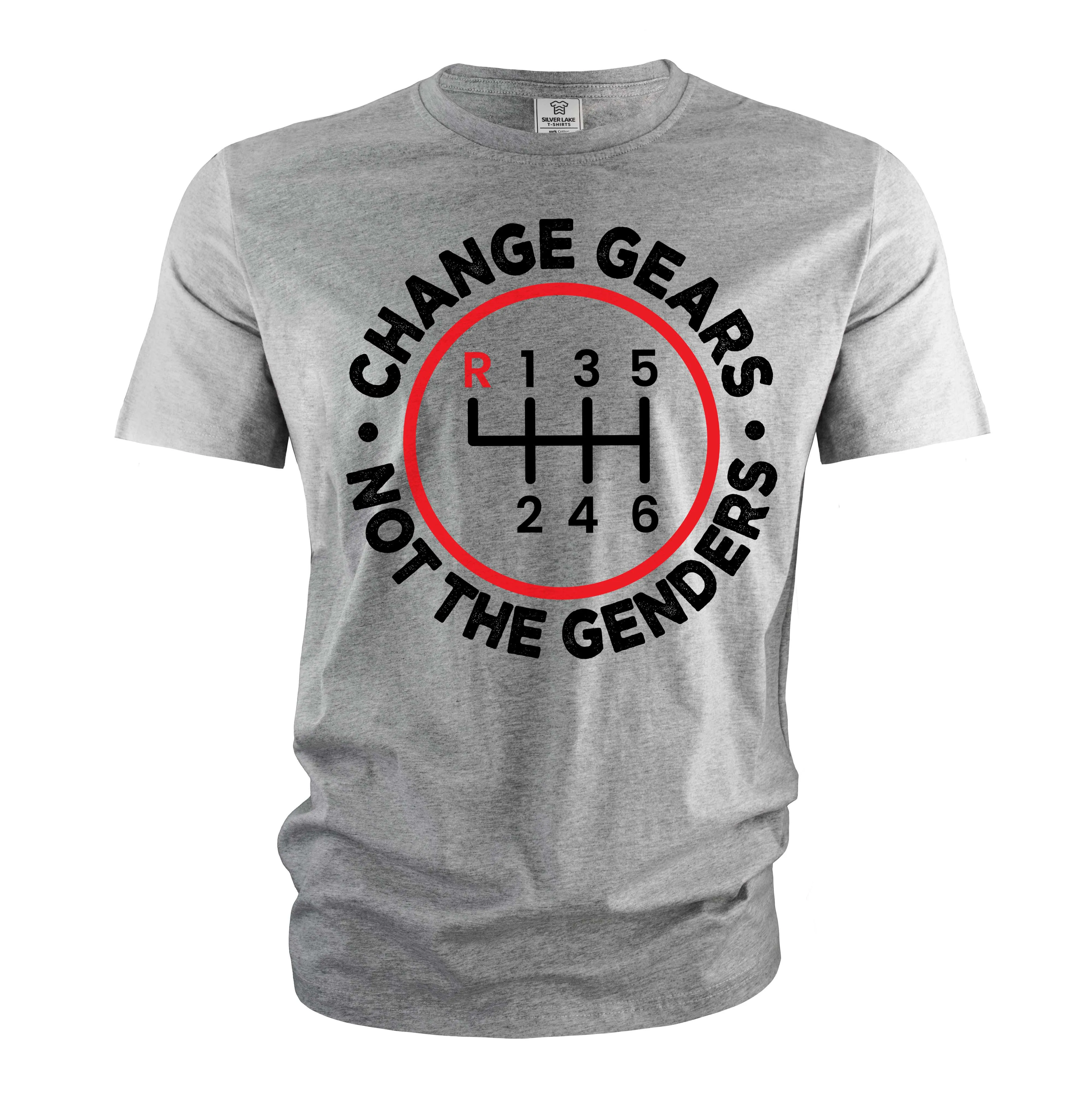 Mens Funny Saying Shirt Change Gears not the genders shirt car guy shirts funny manual car shirts