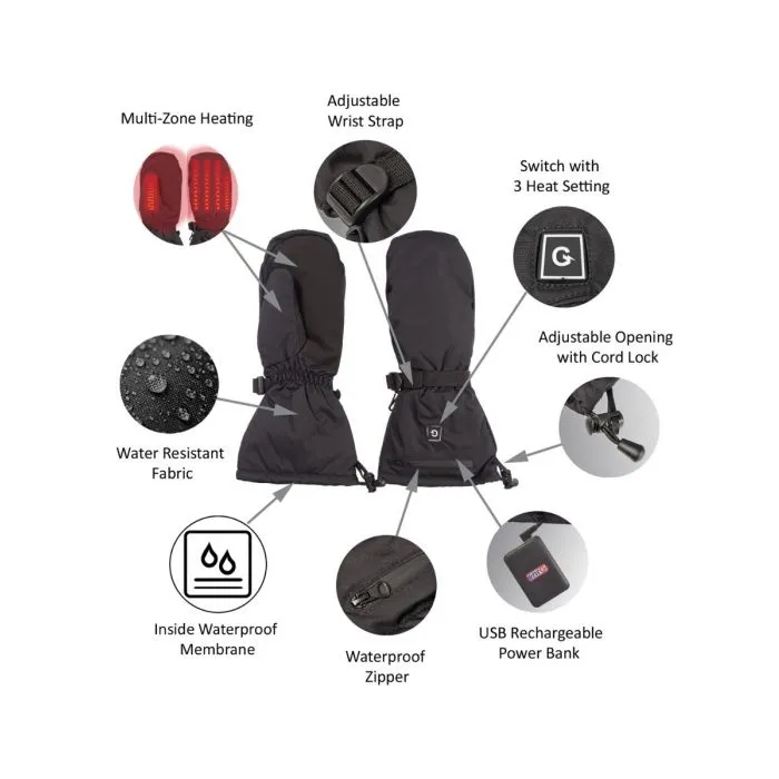 MEN'S HEATED MITTS