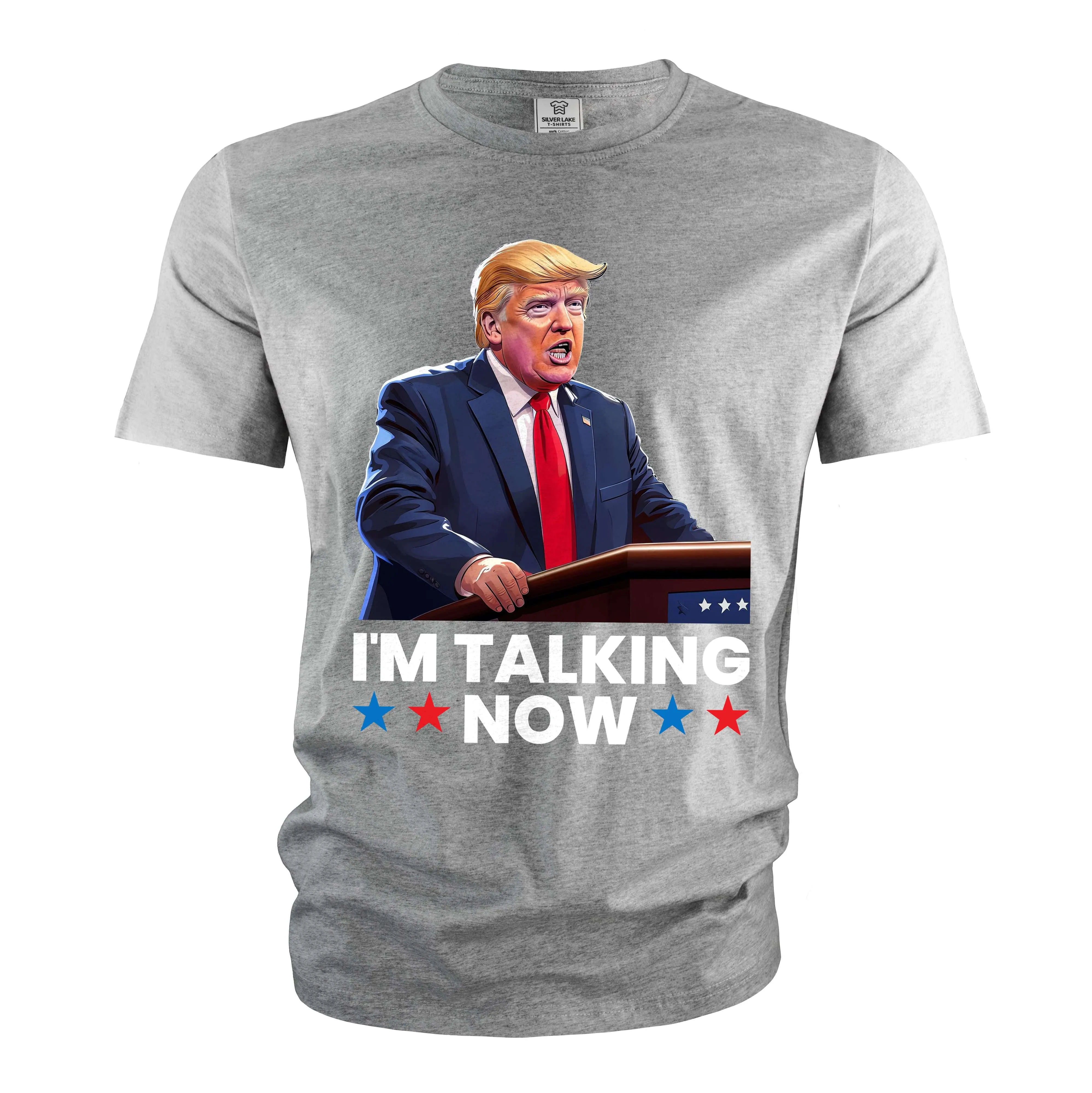 Men's I'm Talking Now Tshirt Donald Trump Funny Saying Shirt Trump Support Shirt Election 2024 Shirt