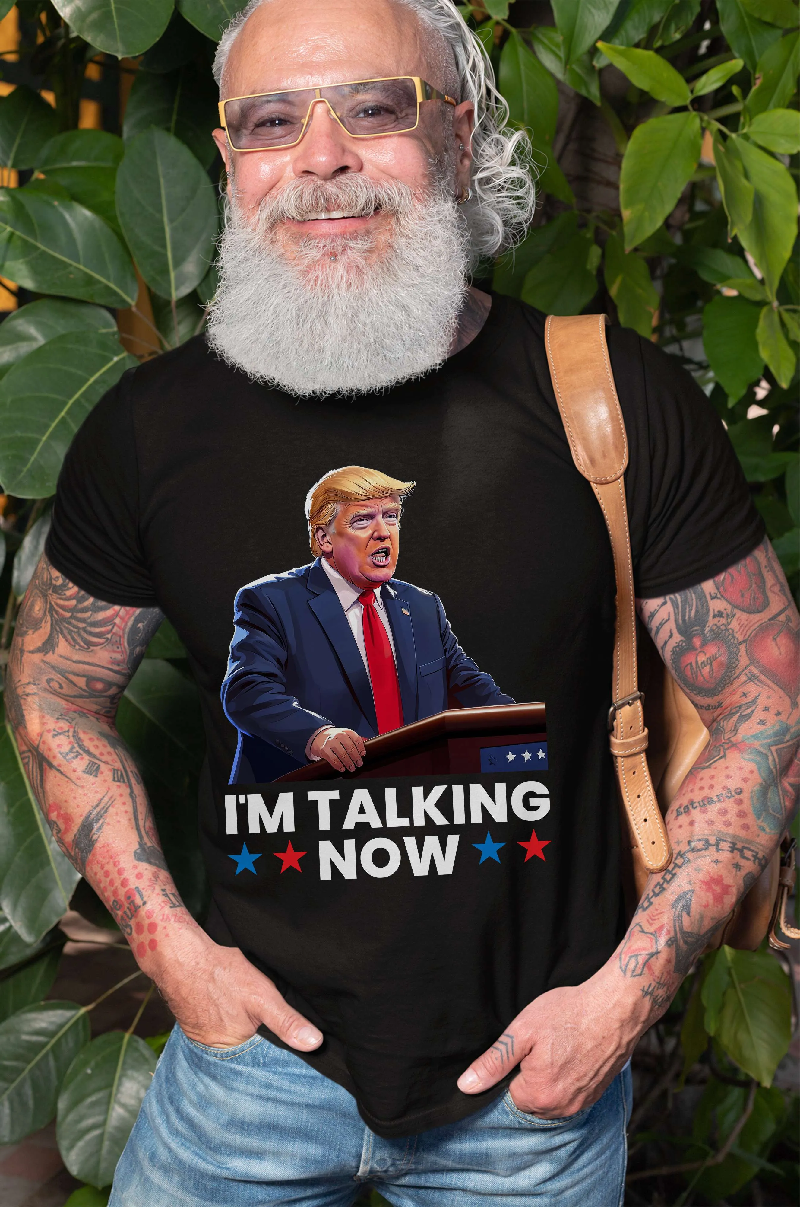 Men's I'm Talking Now Tshirt Donald Trump Funny Saying Shirt Trump Support Shirt Election 2024 Shirt