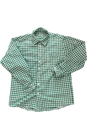Mens Long Sleeve Checkered Cowboy & Oktoberfest Shirts