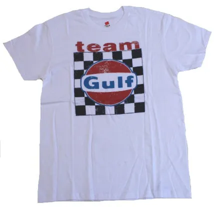 Men's M&P Speed Shop T-Shirt: GULF TEAM Checkered Flag
