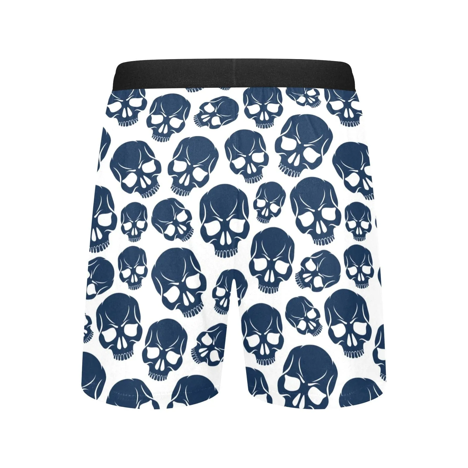 Men's Skull Print Mid-Length Pajama Shorts Are The Perfect Way to Stay Cool & Comfortable