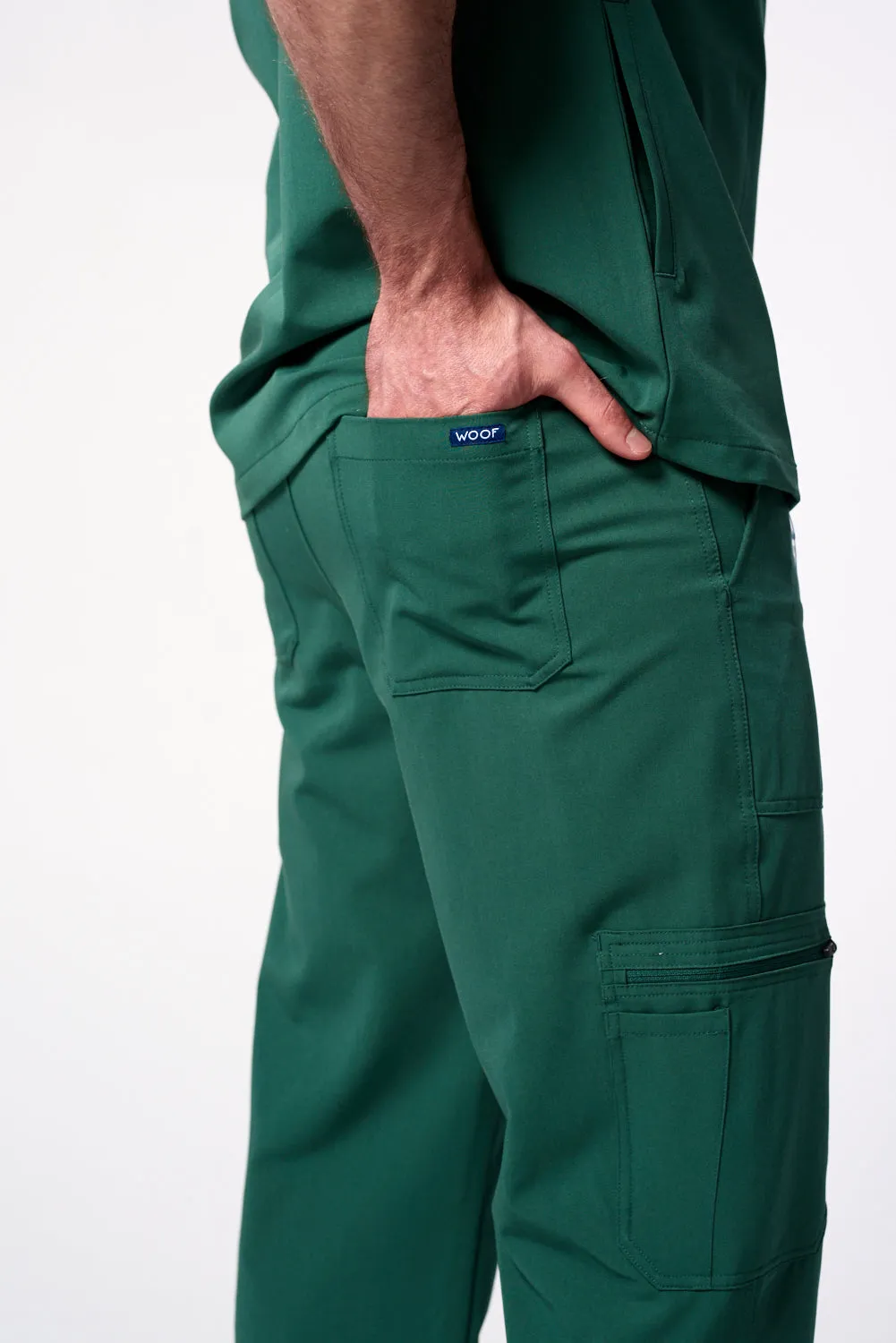 Men's Straight-Cut 9-Pocket Cargo Pants