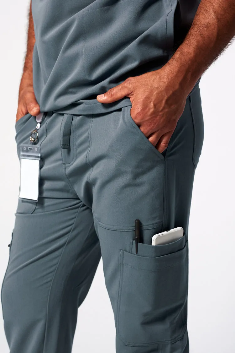 Men's Straight-Cut 9-Pocket Cargo Pants