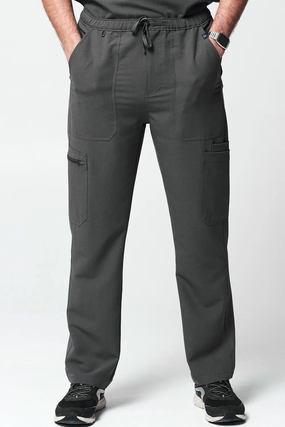 Men's Straight-Cut 9-Pocket Cargo Pants