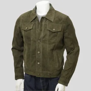 Men’s Suede Leather Jacket