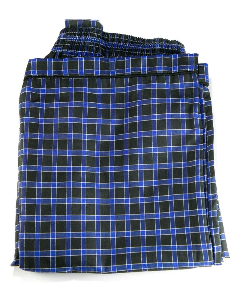 Mens Wedding Nightdress - Checkered Design Nightwear By Hy-Brow Plus High Classic