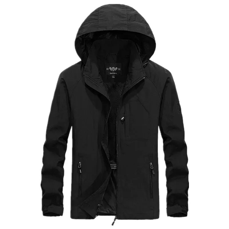 Men's Windbreaker Jackets Waterproof Military Hooded Water Proof Wind Breaker Casual Coat Male Autumn Outdoor Jackets