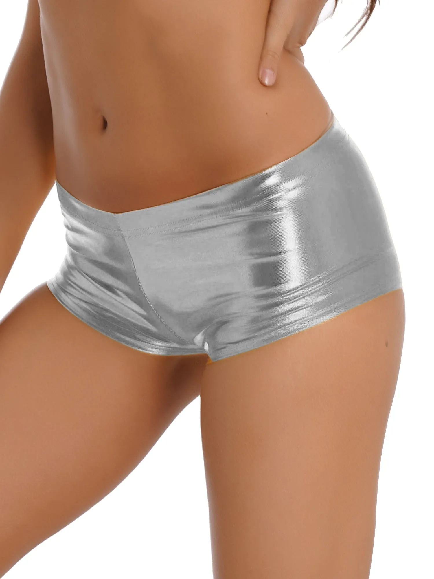 Metallic Booty Shiny Hot Pants